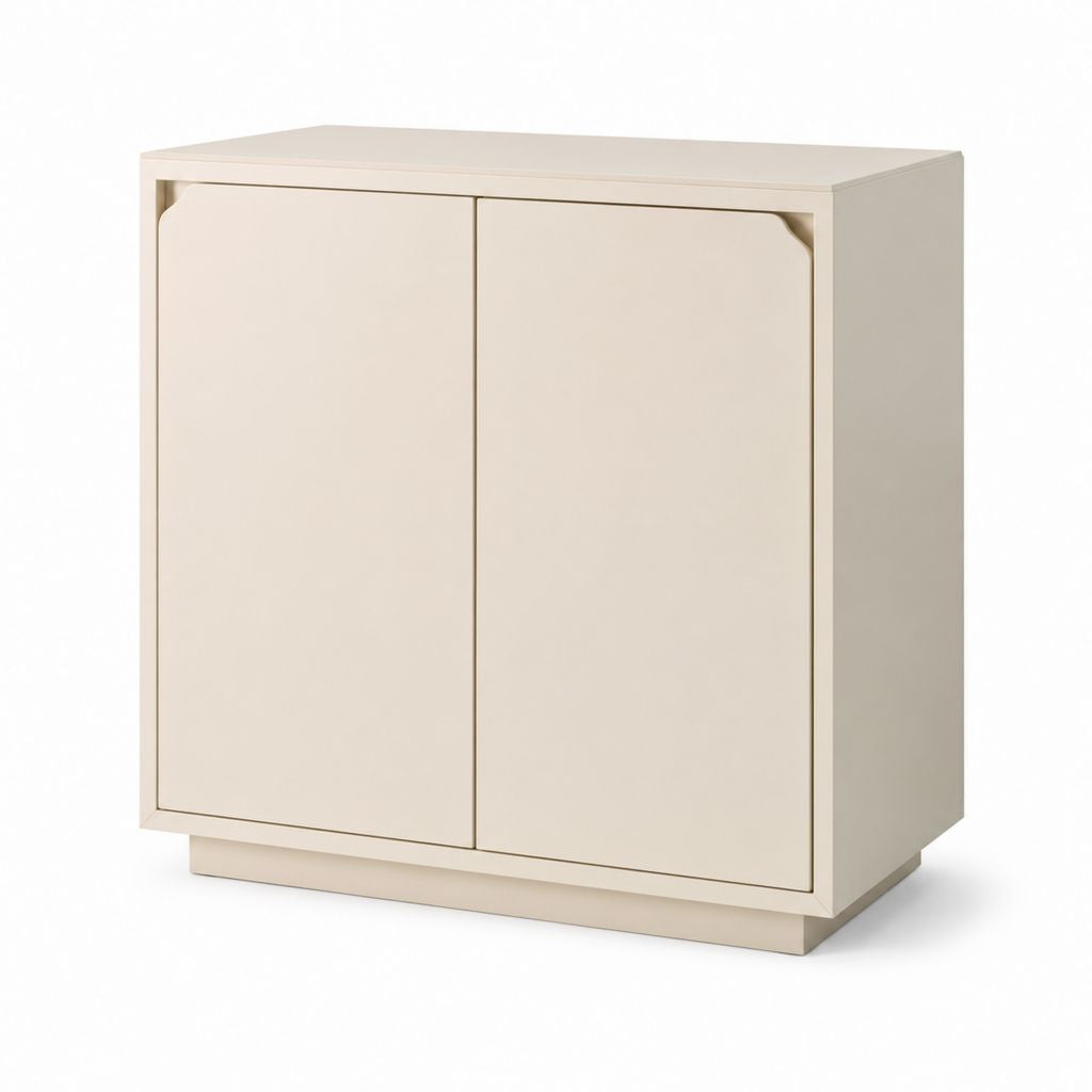 Sideboard Creme MDF rechteckig 80 x 40 x 80 cm